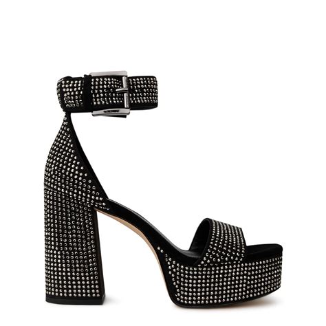 michael kors tara platform sandals|Michael Kors black heels sandals.